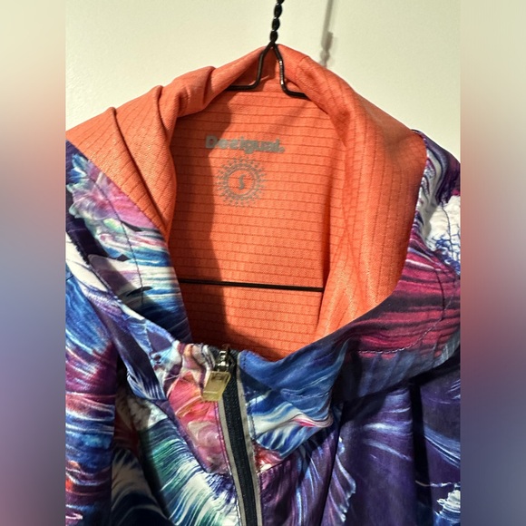 Desigual lightweight packable windbreaker Judith jacket size small - Picture 5 of 15